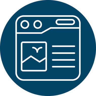 seo modern simgesinin vektör illüstrasyonu