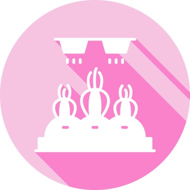 Bir tapınak simgesinin vektör illüstrasyonu