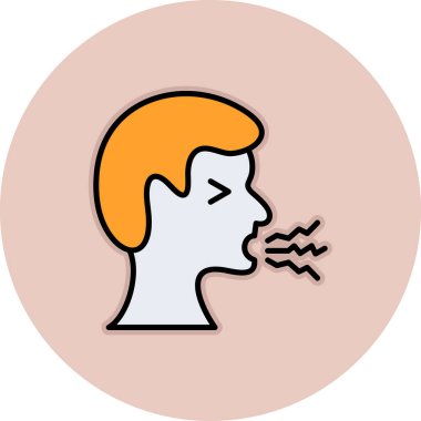 Burnu ve beyaz bir geçmişi olan genç bir adam.