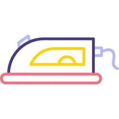 Elektrik prizi simgesi. elektrik güç kablo vektör simgeleri düz izole renk