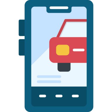 cep telefonu vektör simgesi. resimleme