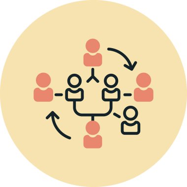 vektör insanlar simge illüstrasyonu