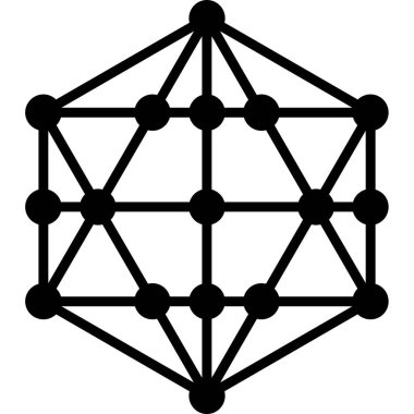 Basit bir simgenin vektör illüstrasyonu