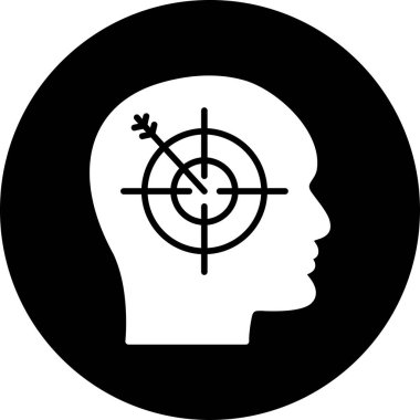 Hedef simgeye sahip baş