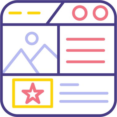 iş simgesi vektör illüstrasyonu