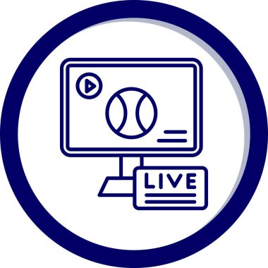 canlı vektör çizgisi simgesi