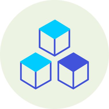 Kutu. Web simgesi basit illüstrasyon