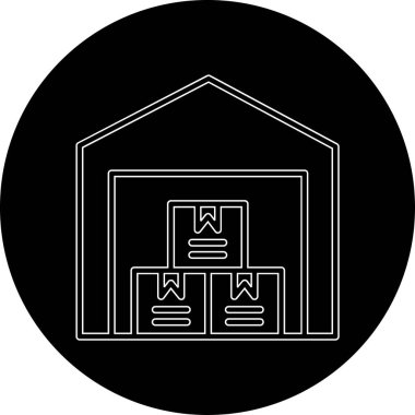 Bir evin vektör illüstrasyonu