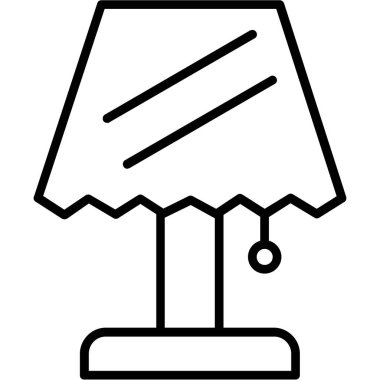 lamba simgesi, minimalist vektör illüstrasyonu