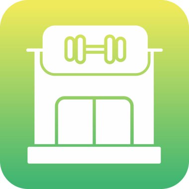 Benzersiz Benzin İstasyonu Vektör Hattı Simgesi