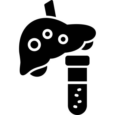 Siyah ve beyaz simgesinin vektör illüstrasyonu