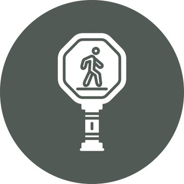 Moda tarzı izole edilmiş arka planda trafik ışıkları simgesi