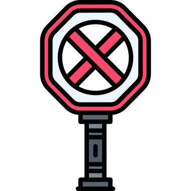 Sigara simgesi rengi dış hat vektörü yok