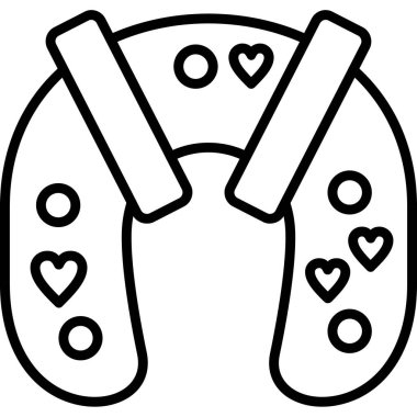 Kalp. Web simgesi basit illüstrasyon