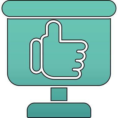 modada izole edilmiş arka plandaki el simgesi gibi