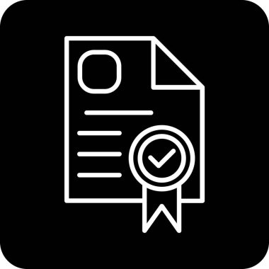 Belgenin vektör illüstrasyonu