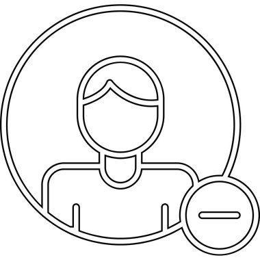 Tıbbi maske simgesine sahip avatar kişi, vektör biçimi