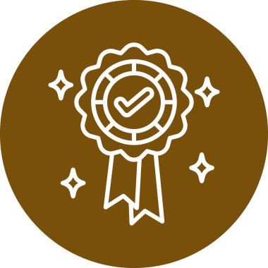 ödül madalya kutsal kişilerin resmi, vektör çizim