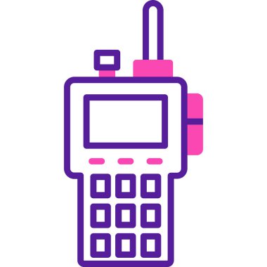 telsiz konuşma simgesi - taslak biçimi