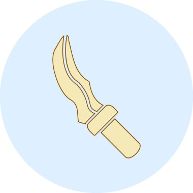 Çizgi film kılıcının vektör çizimi