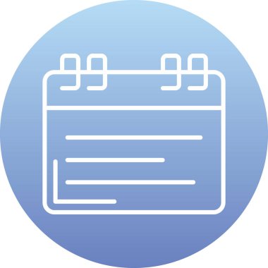 Randevu sitesi simgesi. Basit tasarım. vektör illüstrasyonu