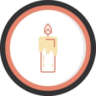 Mum simgesinin vektör illüstrasyonu