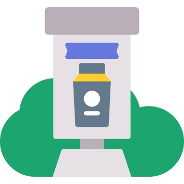 bulut depolama vektörü simgesi