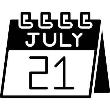 Takvim simgesi tasarımı, vektör illüstrasyonu