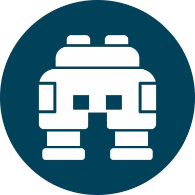 robot ikon vektör illüstrasyonu