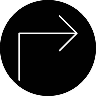 ok simgesi, vektör illüstrasyonu