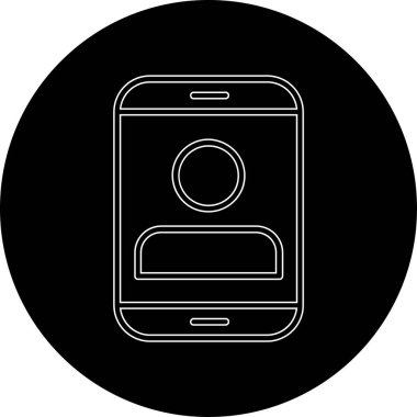 vektör telefon simgesi çizimi