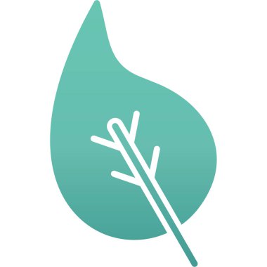 Ağaç simgesinin vektör illüstrasyonu