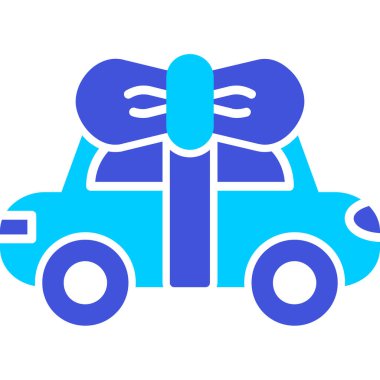 araba simgesi vektör illüstrasyonu