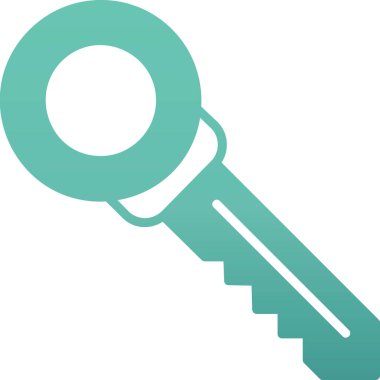 Anahtar simgesi vektör illüstrasyonu