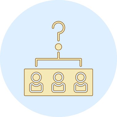 İş ikonu. Basit resimleme