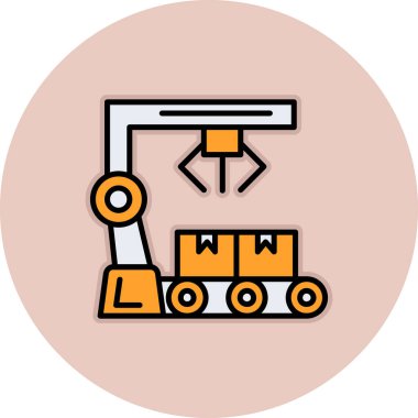 Modern bir simgenin vektör illüstrasyonu