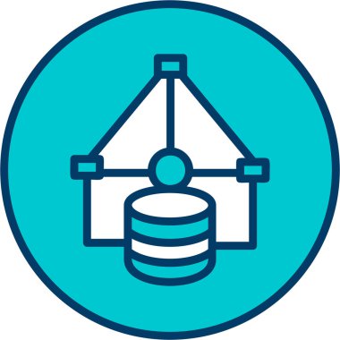 Yapı simgesinin vektör illüstrasyonu