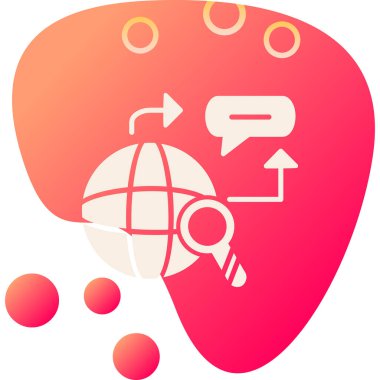 beyin ikonu vektör illüstrasyonu