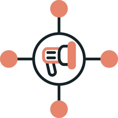 Seo simgesinin vektör illüstrasyonu