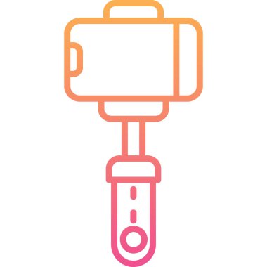 Sondaj simgesi vektörü. İnce çizgi işareti. izole edilmiş sınır sembolü çizimi