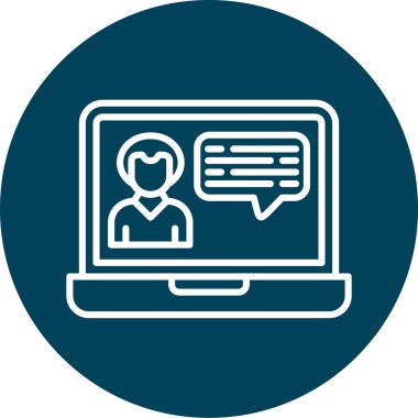 Seo simgesinin vektör illüstrasyonu