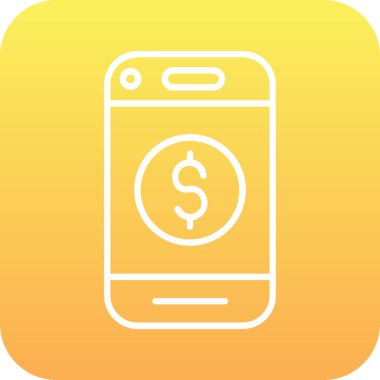 vektör para simgesi illüstrasyonu