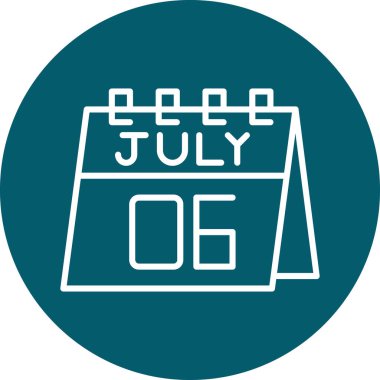 Takvim işareti simgesini, vektör çizim