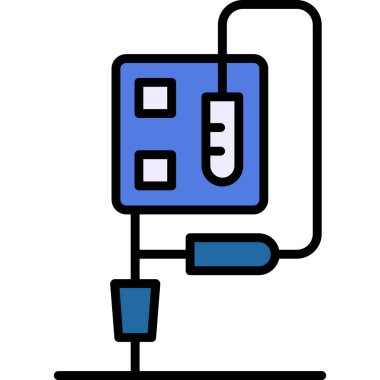 Kan testi. Basit illüstrasyon