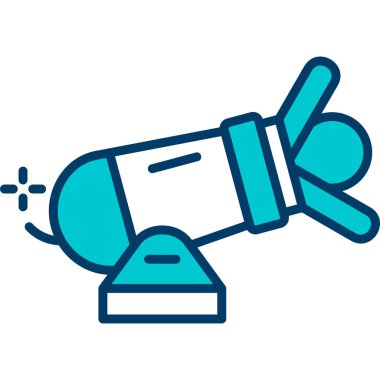 uydu simgesi vektör illüstrasyonu