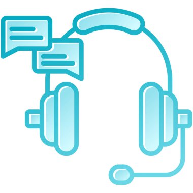 Çağrı merkezi. İkonum. Müşteri servisi. kulaklık