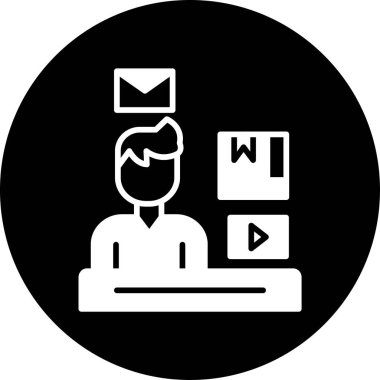 Seo simgesinin vektör illüstrasyonu