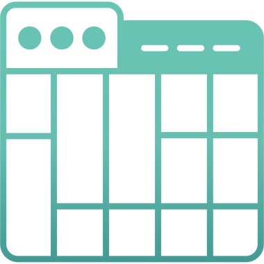 Takvim simgesi vektör illüstrasyonu