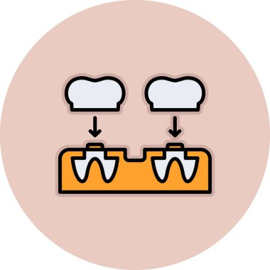 Modern simgenin vektör illüstrasyonu