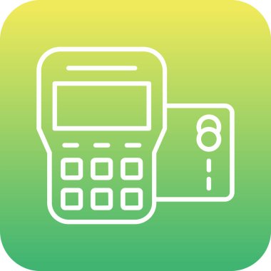 vektör pos terminal ico